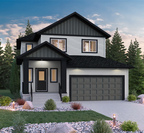 DG 14 A Biscayne 2-storey home with vinyl Broadview Homes Winnipeg