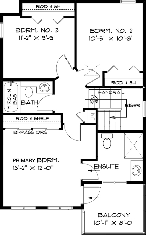 Modified Second Floor Plan RG 106 The Torres