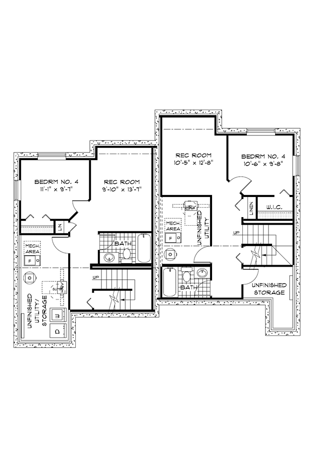 SGA 15 - Lower Level Floor Plan