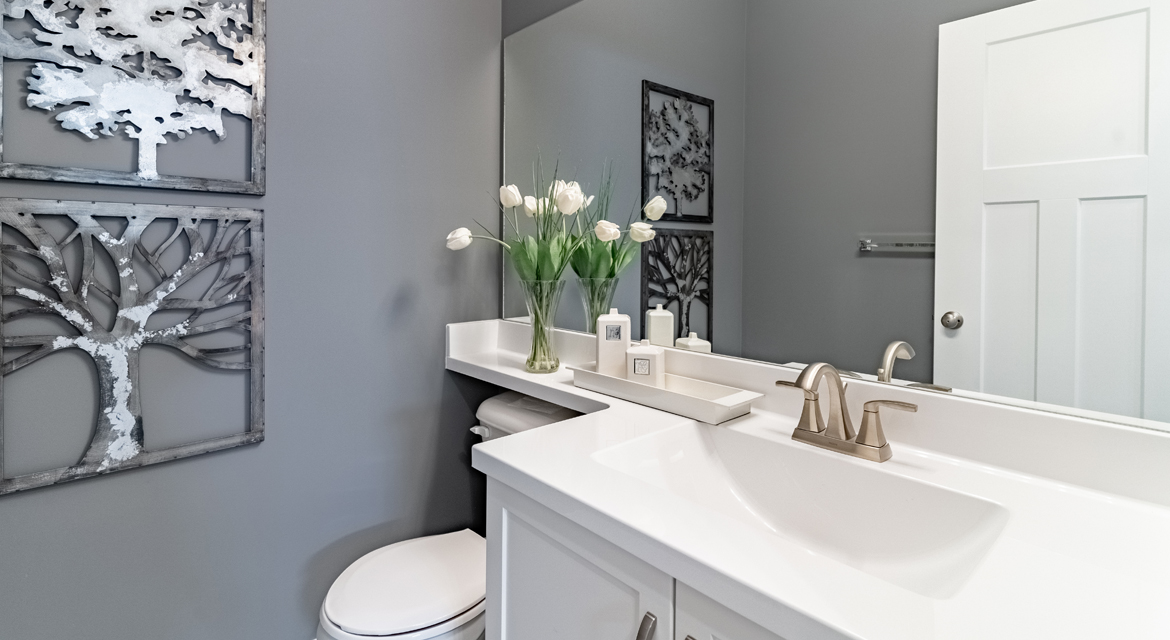 6. Powder Room - 4 Merkel Manza The Dawson DG 11 Broadview Homes Winnipeg