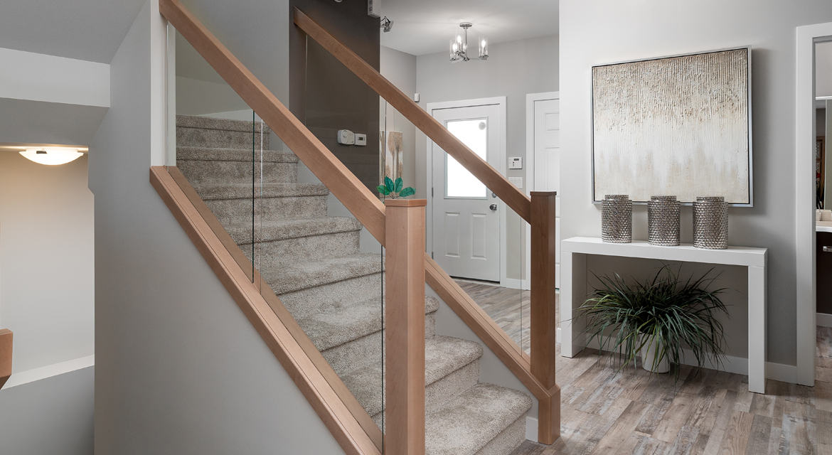 12. Staircase - 5 Orion The Atwood DG 45 A Broadview Homes Winnipeg
