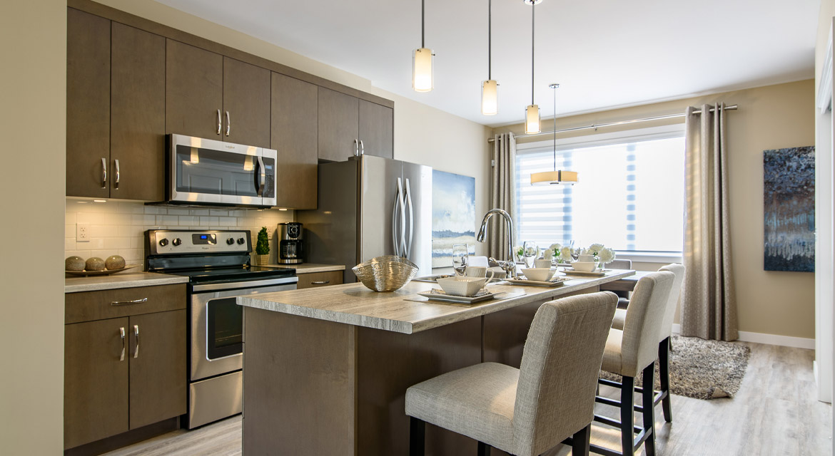 3. Kitchen and Eating Area - RG 10 The Remmington Broadview Homes Winnipeg