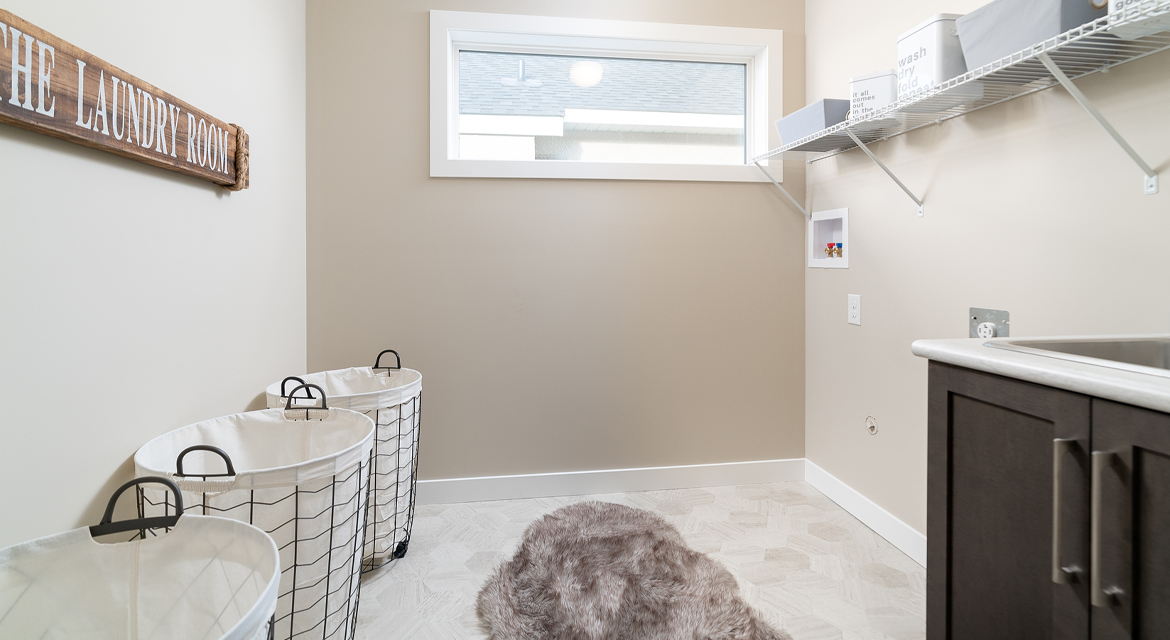 13. Second Floor Laundry - 380 Windflower Road The Biscayne DG 14 C Broadview Homes Winnipeg