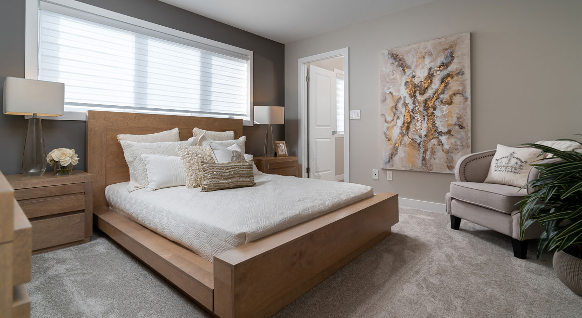 17. Master Bedroom - 5 Orion The Atwood DG 45 A Broadview Homes Winnipeg