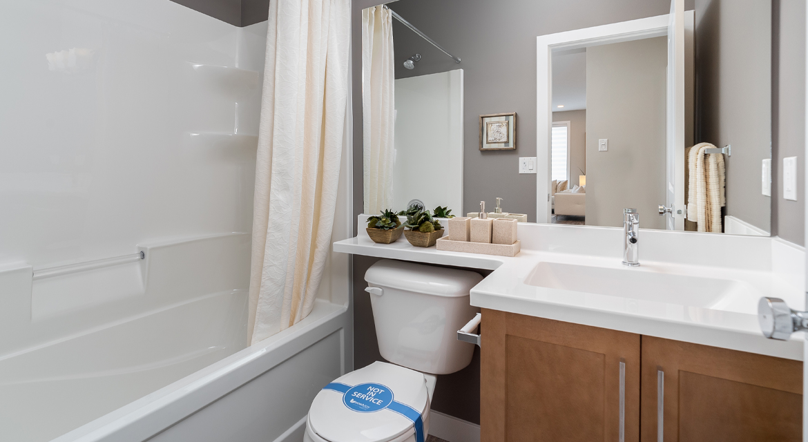4. Main Floor Bathroom - 5 Orion The Atwood DG 45 A Broadview Homes Winnipeg