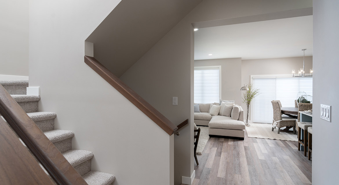 4. Staircase - 63 Crestmont Drive The Harlow DG 17 A Broadview Homes Winnipeg