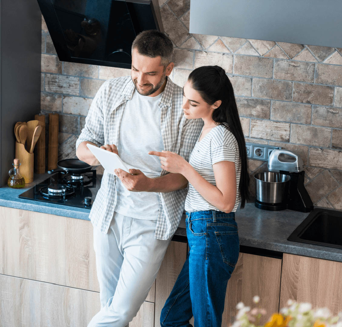 The Best Ways to Use Tech in Your New Home Couple Image