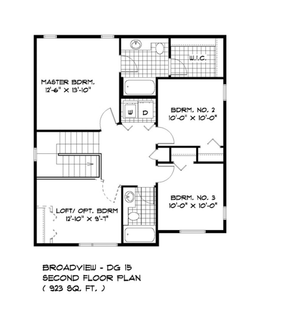 Floor Plan Feature: The Avalon Second Floor Image