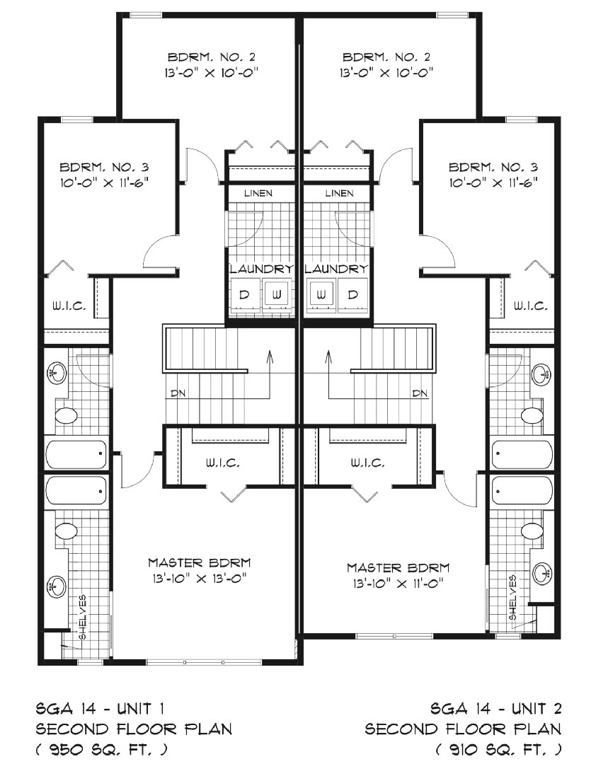 Floor Plan Feature: The Stradford Upper Floor Plan Image