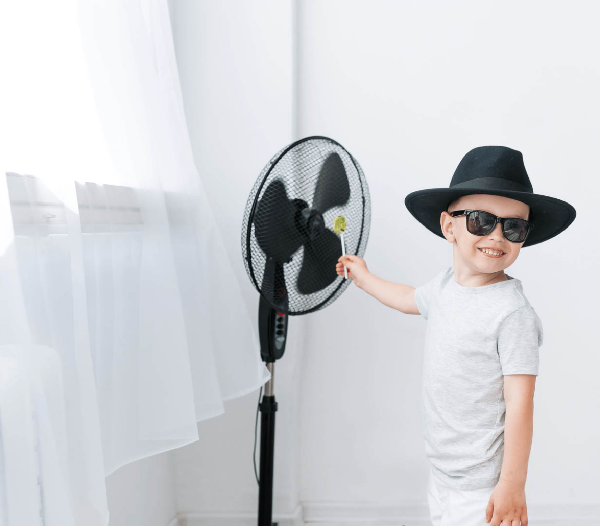 Home Hacks to Reduce the Heat Little Boy Image