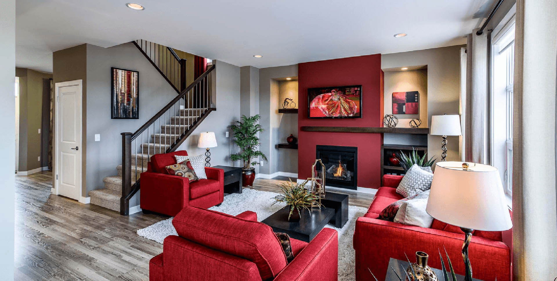 Lively Living Spaces Using Saturated Colours Red Featured Image