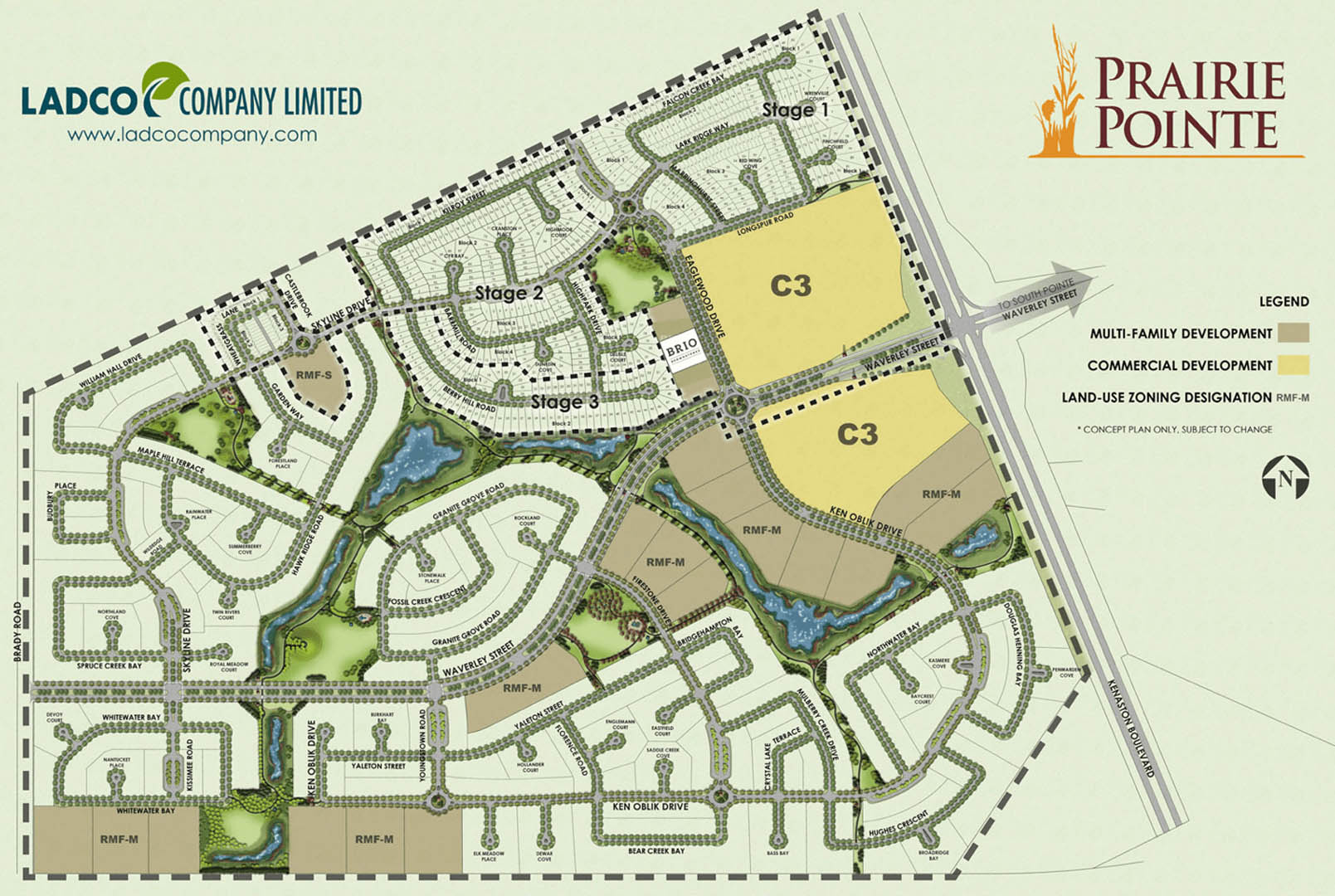 Neighbourhoods to Explore: Prairie Pointe Map Image