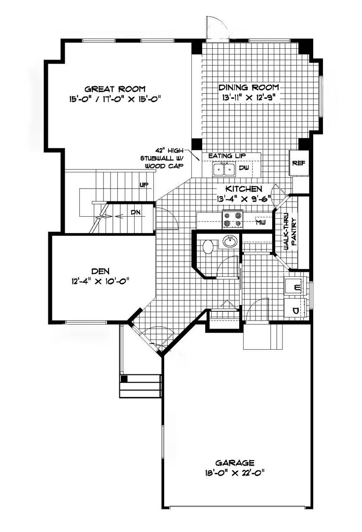 PLAN MAIN FLOOR DG 44-19-1