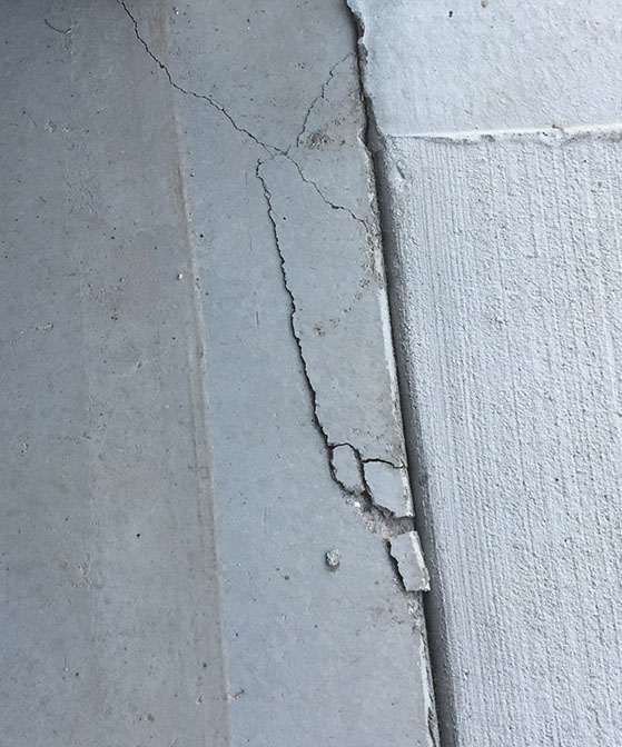 concrete crack