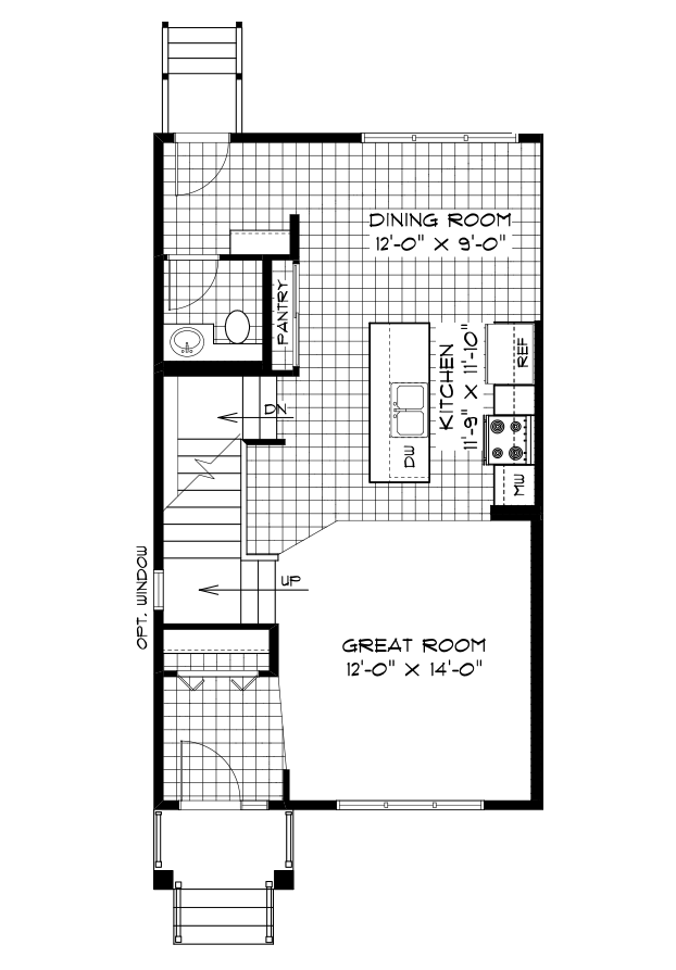 Main Floor Plan Unit 1