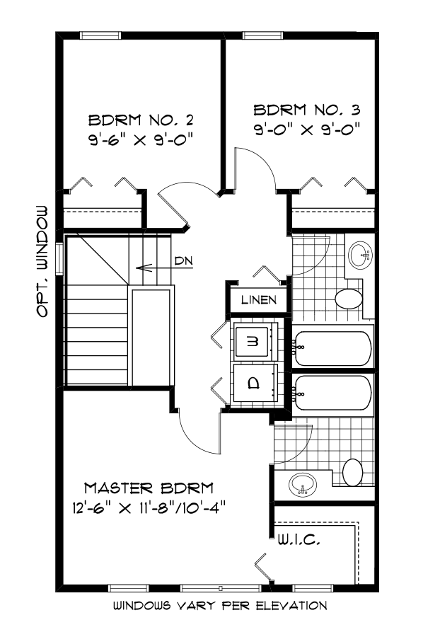 Second Floor Plan Unit 1