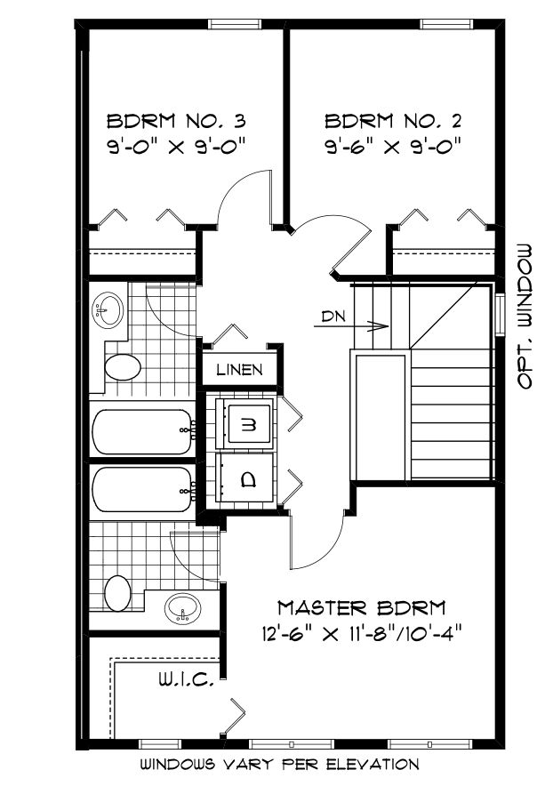 Second Floor Plan Unit 2