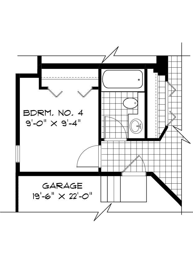 Main Floor Plan - 1,151 Sq. Ft.