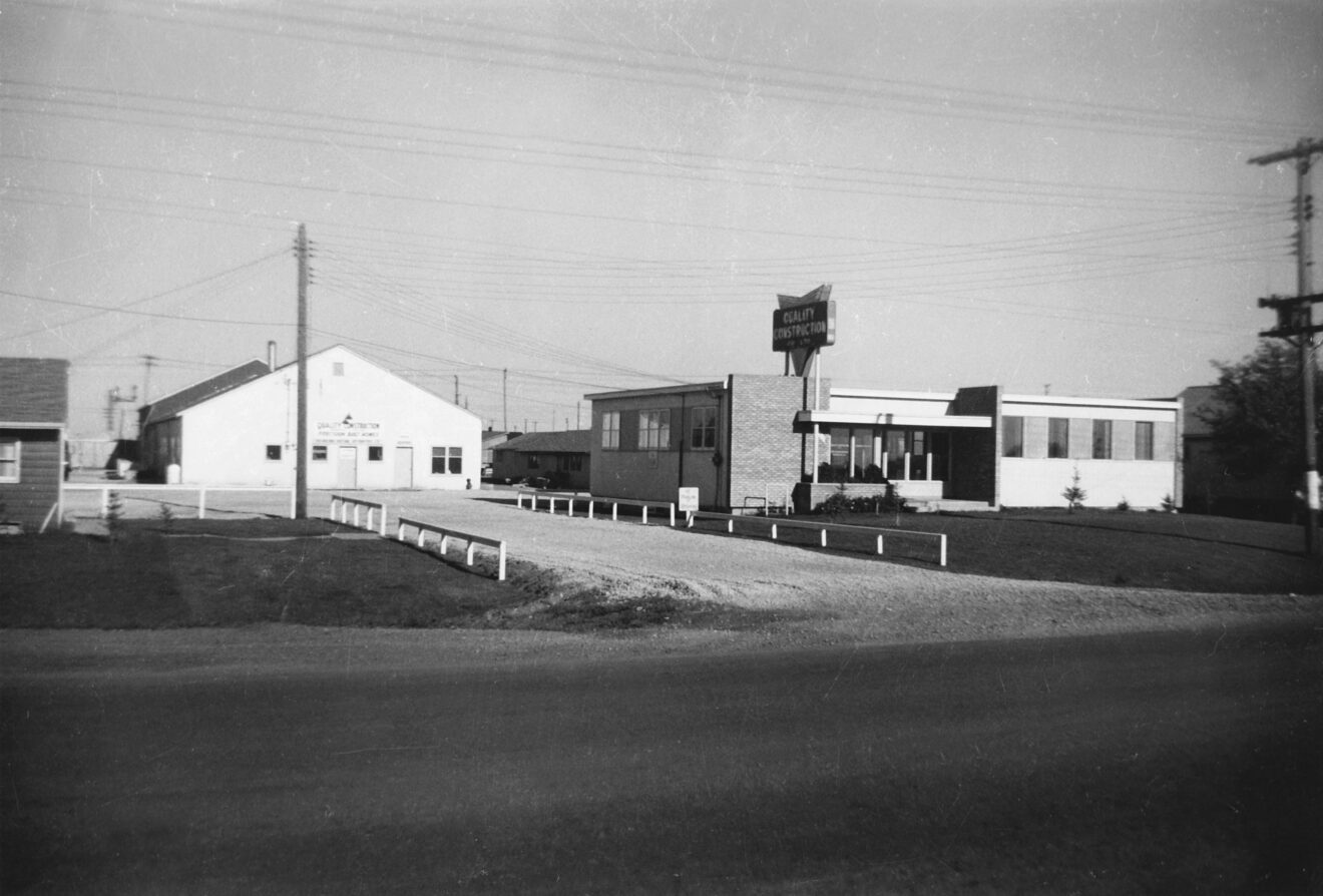 Old Quality Construction Offices Winnipeg 1950s